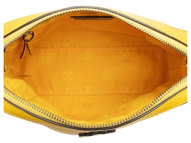 Borsa a tracolla in pelle Taylor di Tory Burch Giallo - vista 6