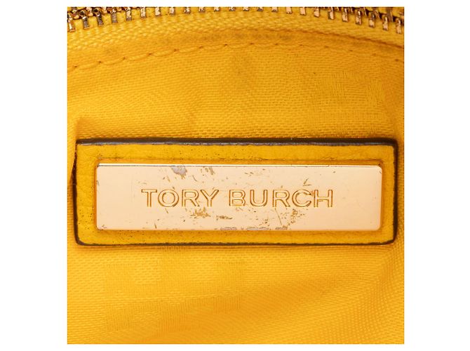 Borsa a tracolla in pelle Taylor di Tory Burch Giallo - vista 7