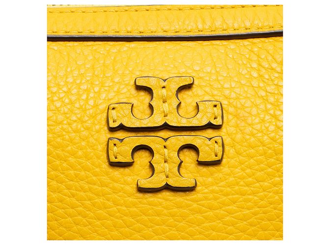 Borsa a tracolla in pelle Taylor di Tory Burch Giallo - vista 8
