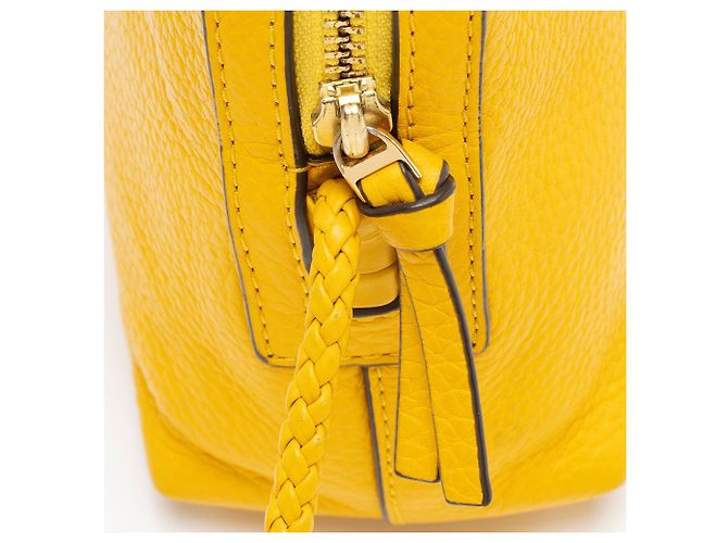 Borsa a tracolla in pelle Taylor di Tory Burch Giallo - vista 9