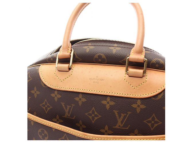 Borsa Vanity Bowling Doeville Louis Vuitton Marrone - vista 4