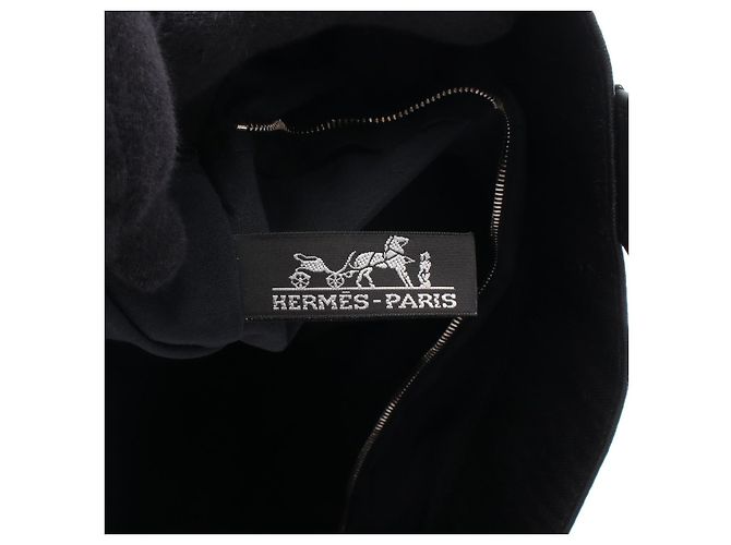 Hermès Acapulco Cabas MM Ledertasche Schwarz - Ansicht 5