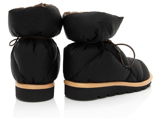 Botas de confort de nylon Monogram Louis Vuitton - Talla 7 / 37 Negro - vista 3