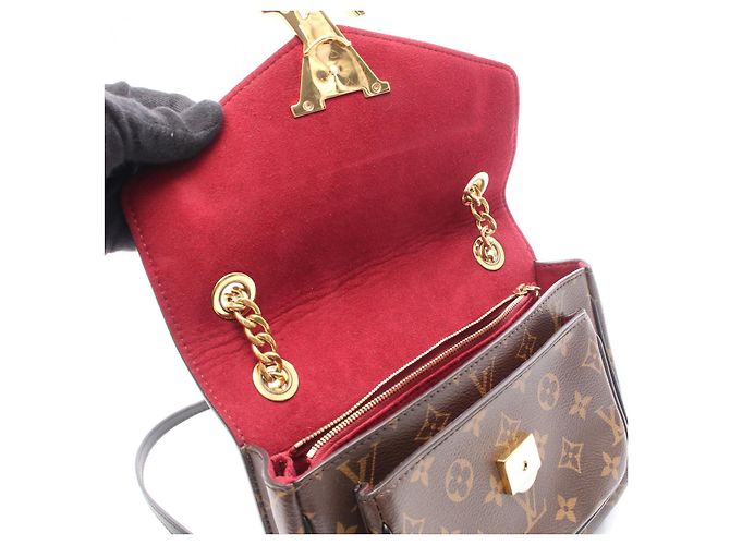 Borsa a Spalla Monogram Passy di Louis Vuitton Marrone - vista 7
