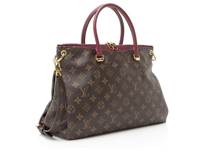 Borsa Pallas in tela Monogram Louis Vuitton Marrone - vista 2