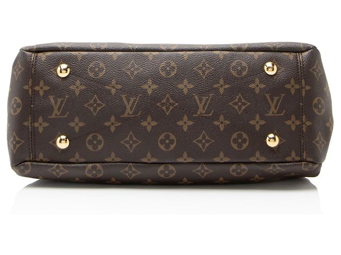 Borsa Pallas in tela Monogram Louis Vuitton Marrone - vista 4