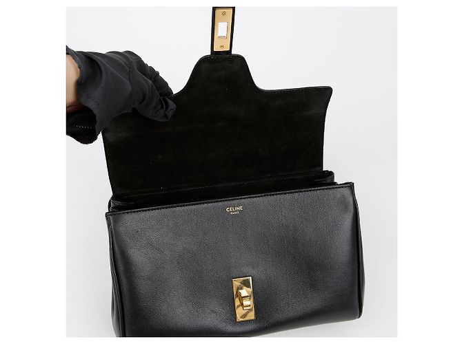 Céline Weiche Schultertasche Tin Schwarz - Ansicht 10