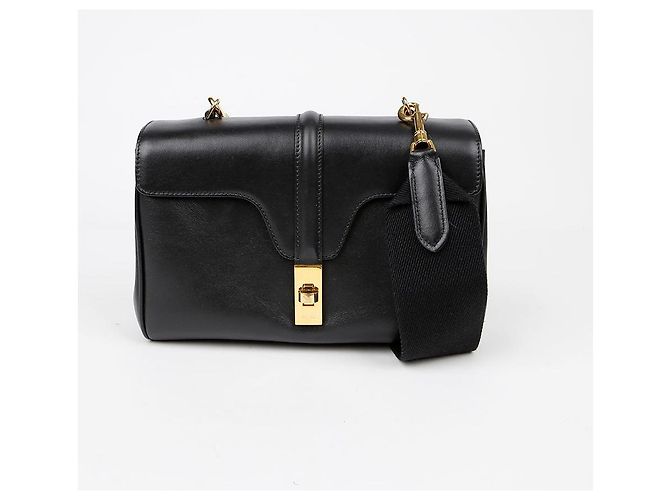 Céline Weiche Schultertasche Tin Schwarz - Ansicht 2