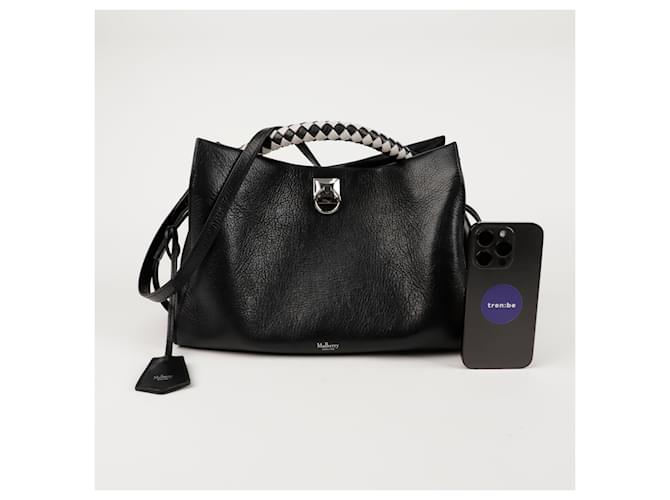 Mulberry Borsa a spalla Iris media Nero - vista 9