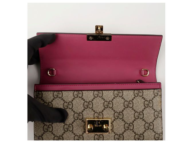 Padlock Gucci Cartera Larga con Cadena y Candado - vista 9
