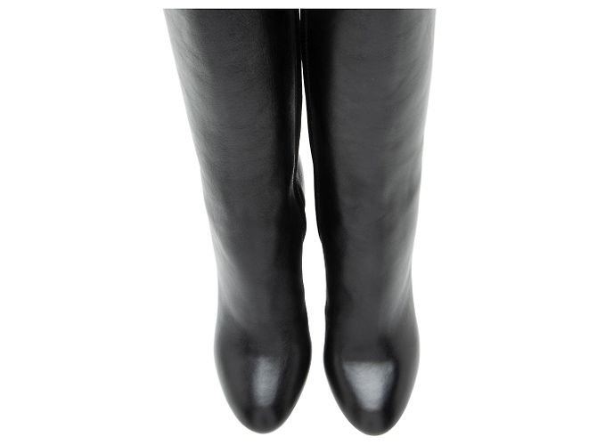 Botas altas de cuero Louis Vuitton Silhouette Negro - vista 5