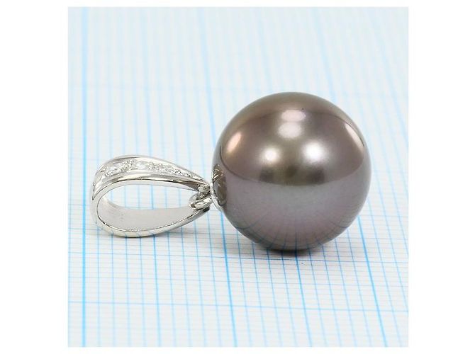 Pingente de Pérola e Diamante TASAKI PT900 - vista 4