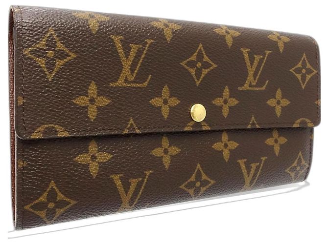 Portafoglio Lungo Monogramma Sarah di Louis Vuitton Marrone - vista 2