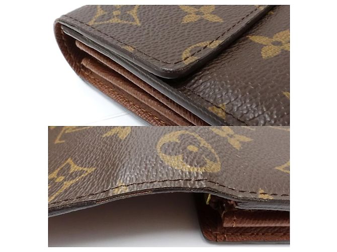 Portafoglio Lungo Monogramma Sarah di Louis Vuitton Marrone - vista 4