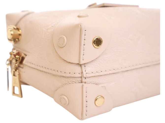 Louis Vuitton Monogram Empreinte Petite Malle Souple Bianco - vista 10