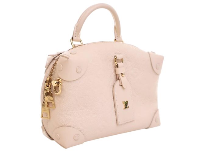 Louis Vuitton Monogram Empreinte Petite Malle Souple Bianco - vista 2