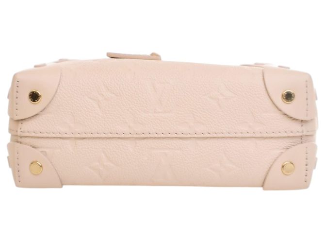 Louis Vuitton Monogram Empreinte Petite Malle Souple Bianco - vista 5
