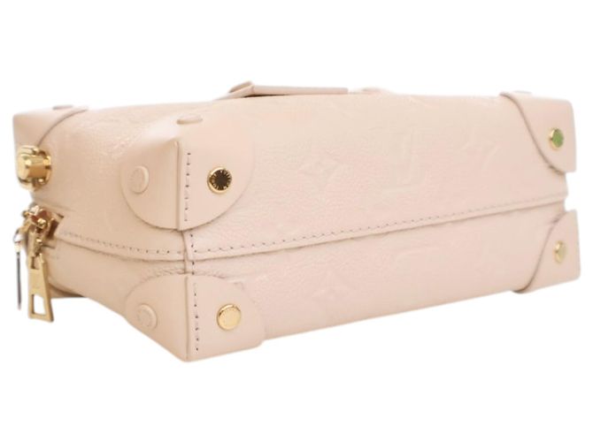 Louis Vuitton Monogram Empreinte Petite Malle Souple Bianco - vista 6