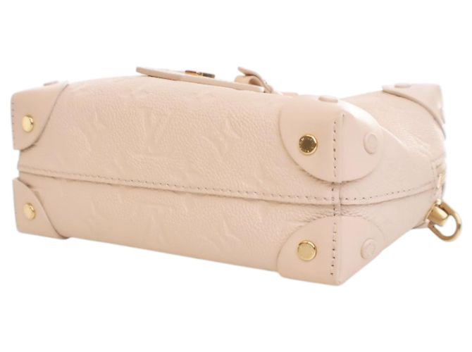 Louis Vuitton Monogram Empreinte Petite Malle Souple Bianco - vista 7