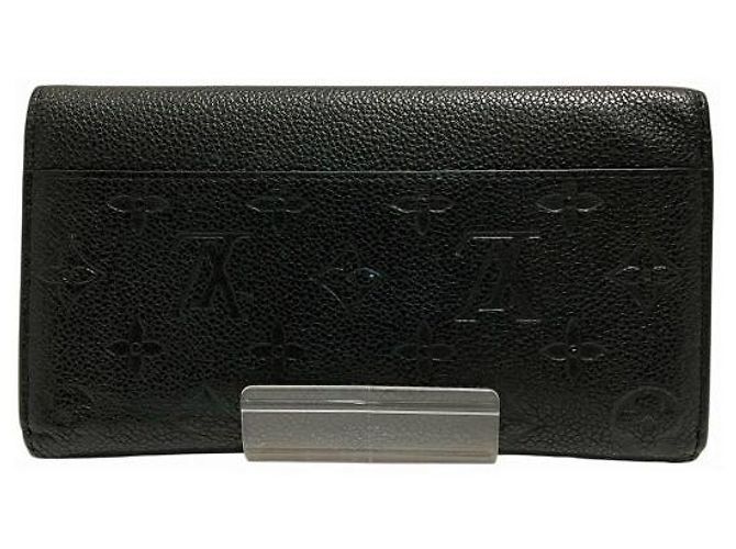 Portafoglio Lungo Sarah Monogram Empreinte di Louis Vuitton Nero - vista 2