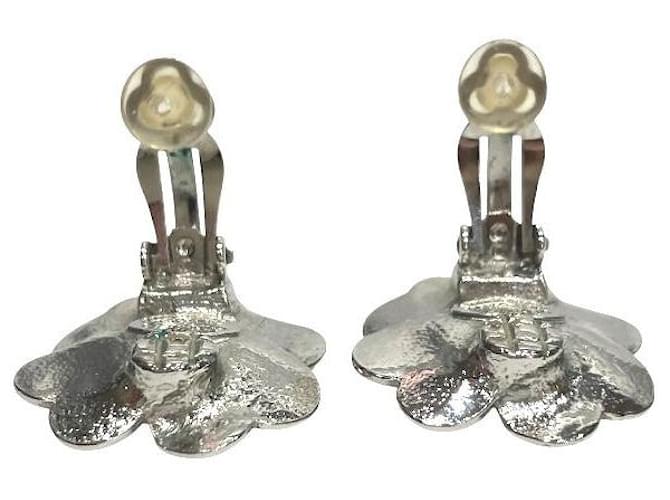Orecchini Coco Mark di Chanel Argento Metallico - vista 4