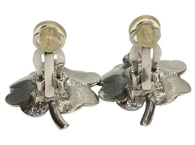 Orecchini Coco Mark di Chanel Argento Metallico - vista 5