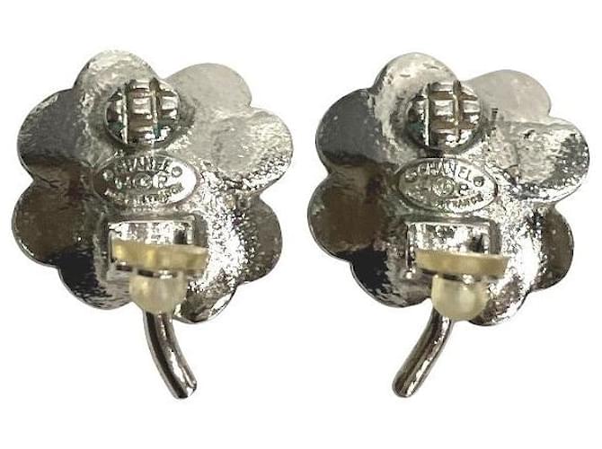 Orecchini Coco Mark di Chanel Argento Metallico - vista 8