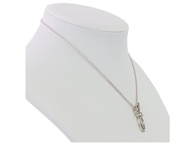 Collana in argento 925 Amuleto Chaîne d'Ancre Hermès Metallico - vista 6