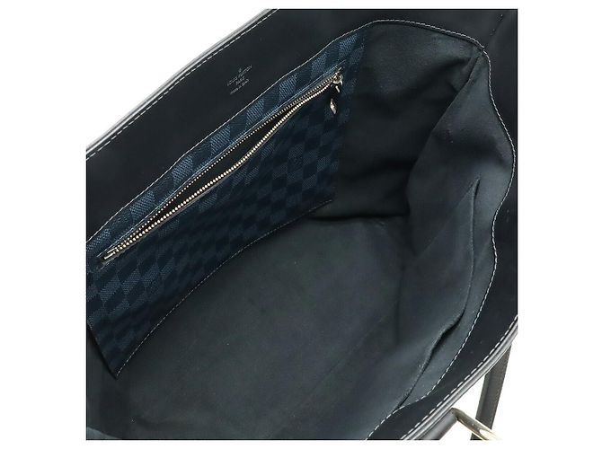 Borsa Cabas Voyage Damier Cobalt 2 in 1 Louis Vuitton Blu - vista 7