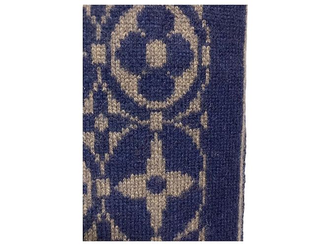 Écharpe Monogram Louis Vuitton Bleu - vue 6