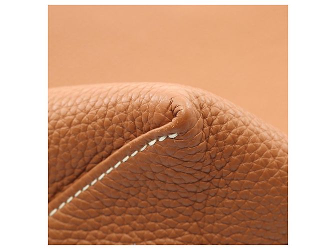 Hermès Double Sens 45 Leder Tote Bag Braun - Ansicht 2