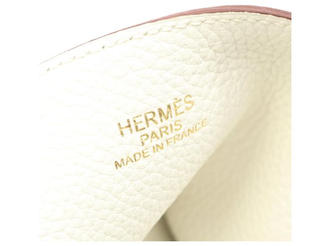 Hermès Double Sens 45 Leder Tote Bag Braun - Ansicht 6