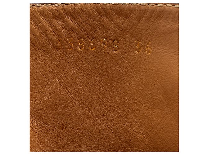 Botas altas de cuero de ante con tacón de bambú Gucci Negro - vista 4