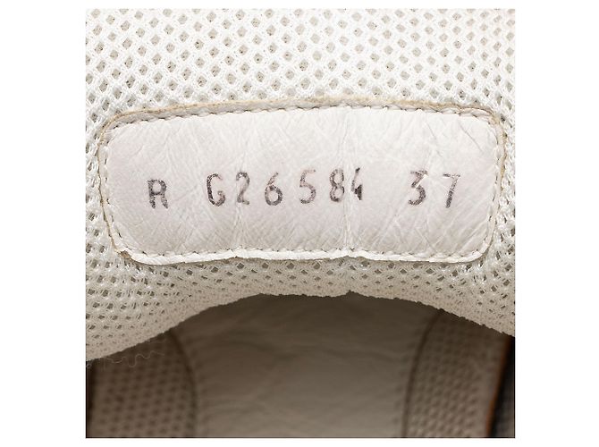 Gabrielle Chanel Canvas Leder CC High Top Sneakers - Größe 37 Schwarz - Ansicht 4