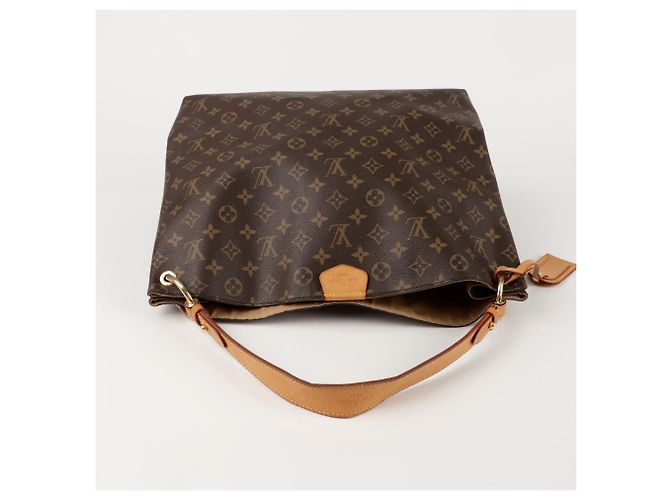 Louis Vuitton Borsa a Spalla Mm Graceful Marrone - vista 7