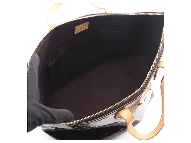 Borsa Tote Vernis Bellevue GM di Louis Vuitton Porpora - vista 6