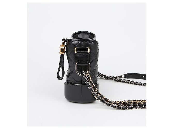 Chanel Borsa hobo a tracolla Gabrielle Small Nero - vista 5