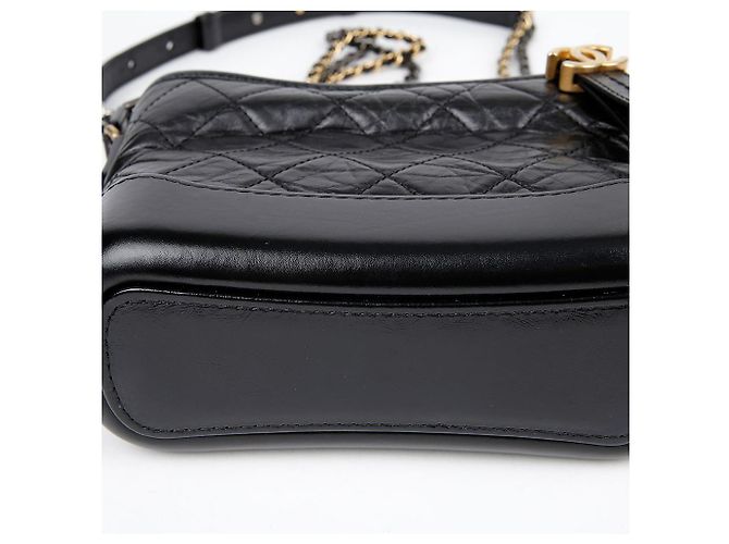 Chanel Borsa hobo a tracolla Gabrielle Small Nero - vista 7