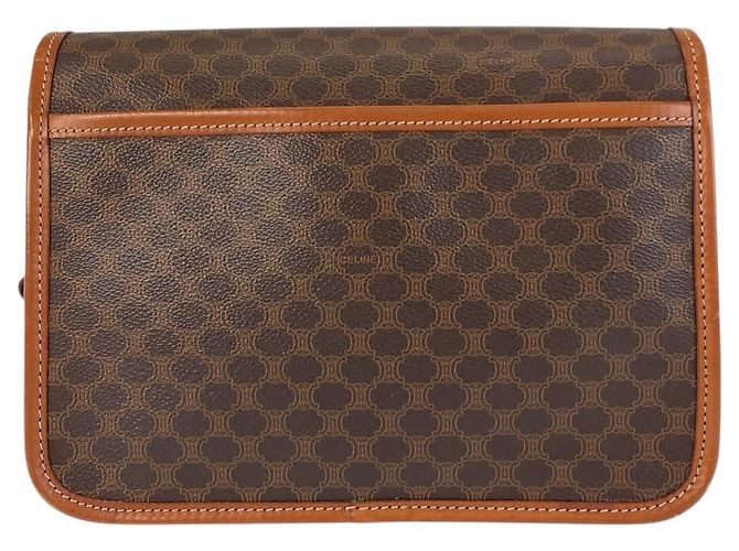 Céline Celine Vintage Macadam Braune Schultertasche - Ansicht 2