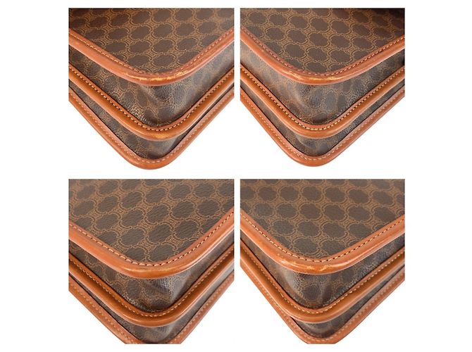 Céline Celine Vintage Macadam Braune Schultertasche - Ansicht 3