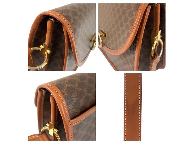 Céline Celine Vintage Macadam Braune Schultertasche - Ansicht 6