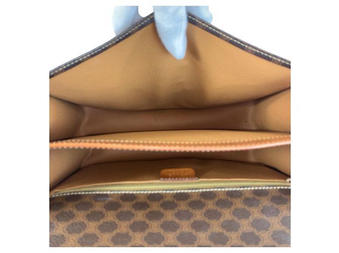 Céline Celine Vintage Macadam Braune Schultertasche - Ansicht 9