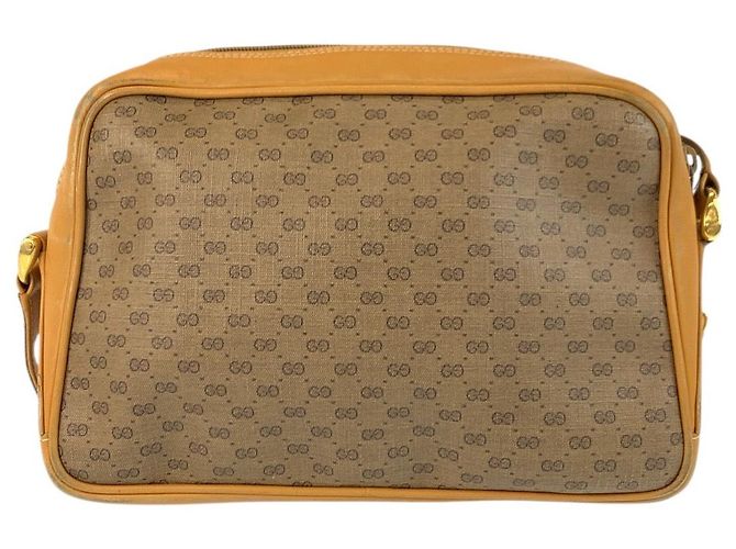 Gucci Vintage Micro GG Schultertasche Beige Braun - vista 2