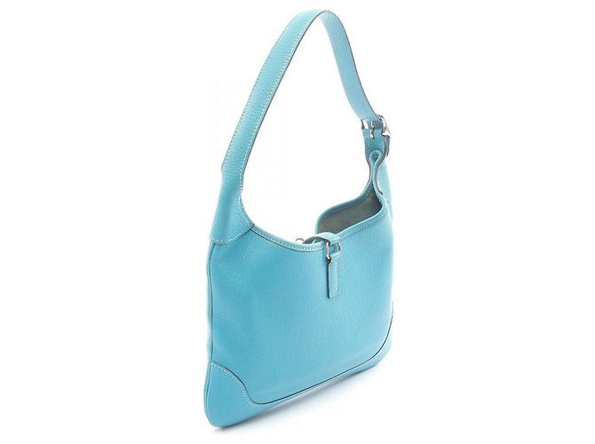 Borsa a Spalla in Pelle Trim 24 di Hermès Blu - vista 3