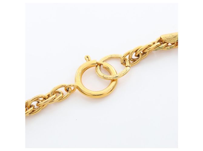 Collana Chanel Mademoiselle Placcata Oro D'oro Metallico - vista 2