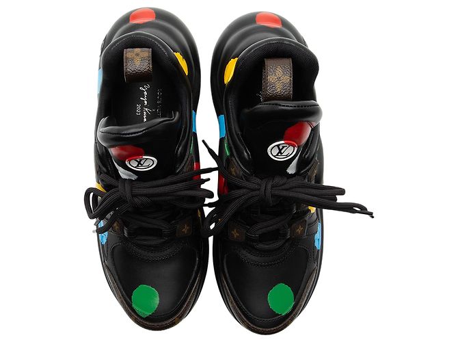 Sneakers Archlight in tela Monogram Dots Louis Vuitton x YK Nero - vista 5