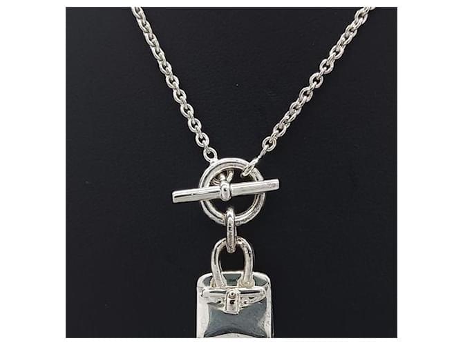 Collana Birkin in argento Hermès Metallico - vista 5
