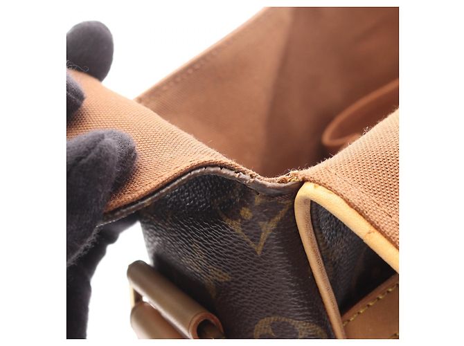 Borsa a Spalla Abbesses Monogramma Louis Vuitton Marrone - vista 5