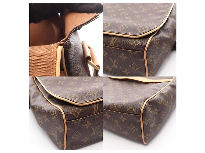 Borsa a Spalla Abbesses Monogramma Louis Vuitton Marrone - vista 9