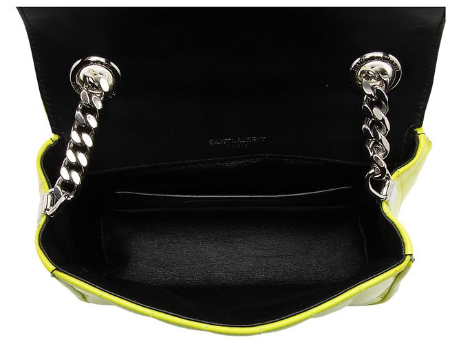 Saint Laurent Patent Leather Monogram Vicky Small Shoulder Bag - vue 7